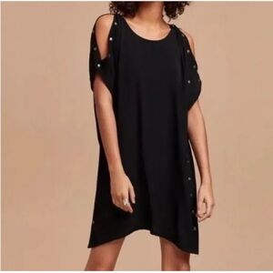Aritzia Wilfred Studded Mini Dress in Black, Size: S